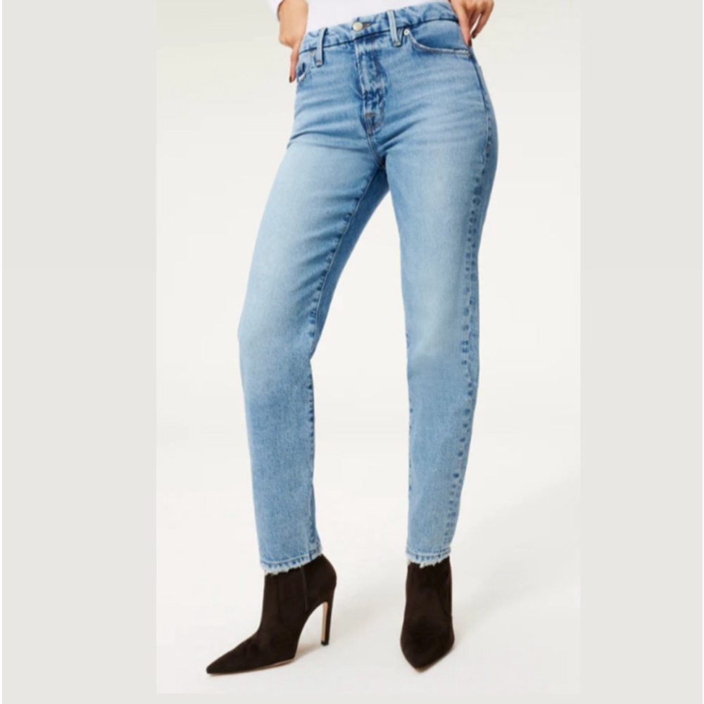 Good American Light Blue High Rise Jeans